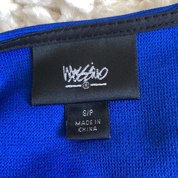 Mossimo Dress Blue Black Mesh Cut Out Size Small - Picture 10 of 13